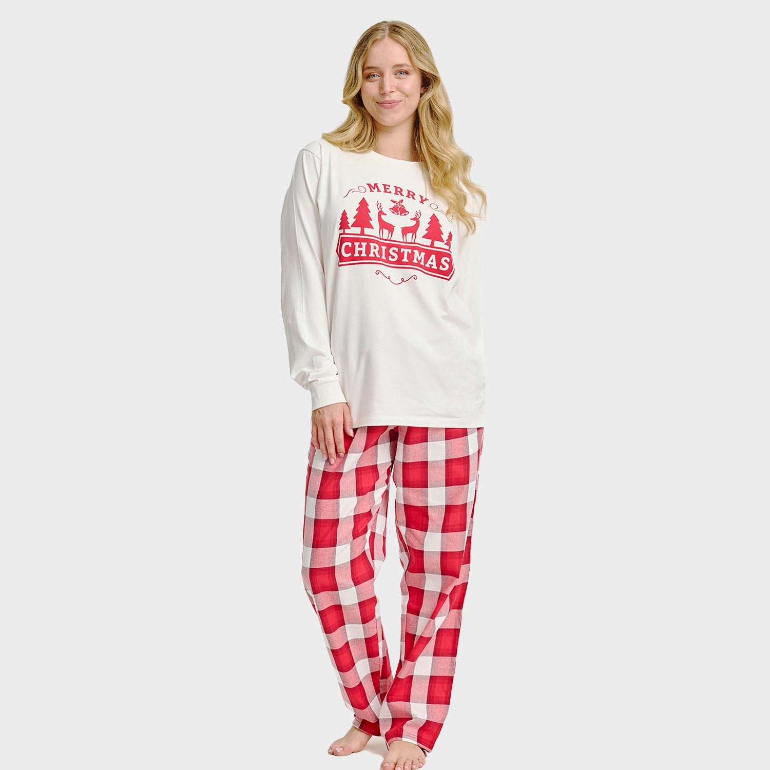 The Merry Christmas pysj-topp – Dame